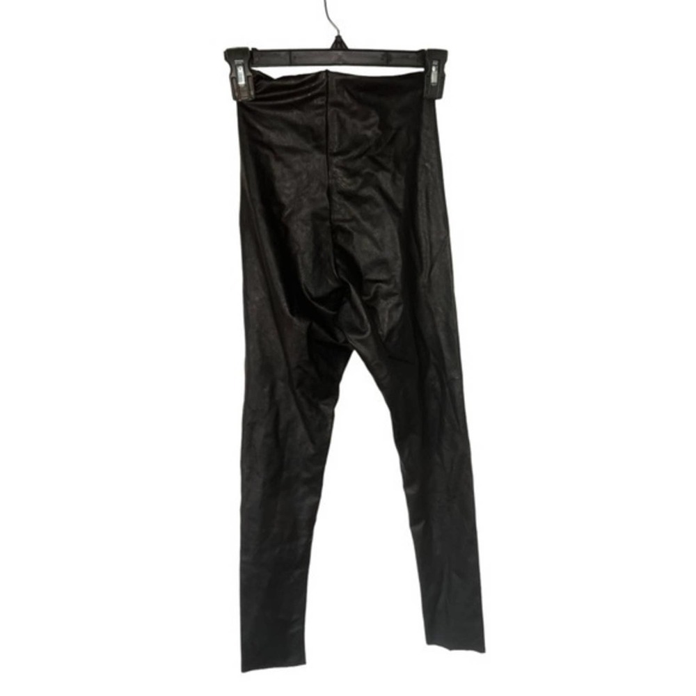 Commando SLG06 Perfect Control Black Faux Leather Leggings Size Small NWT - Picture 6 of 8